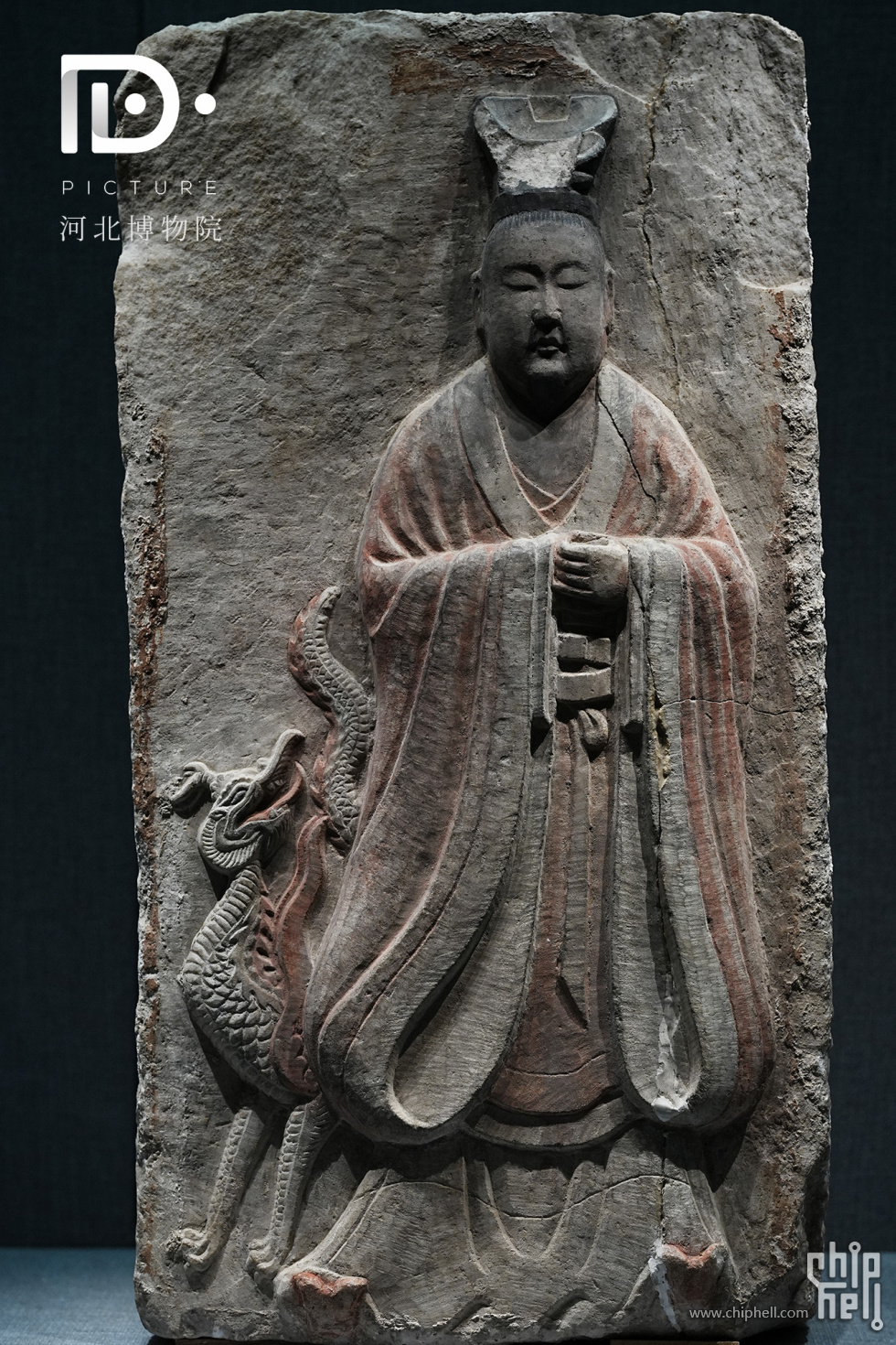 曲阳王处直古墓彩绘浮雕.JPG