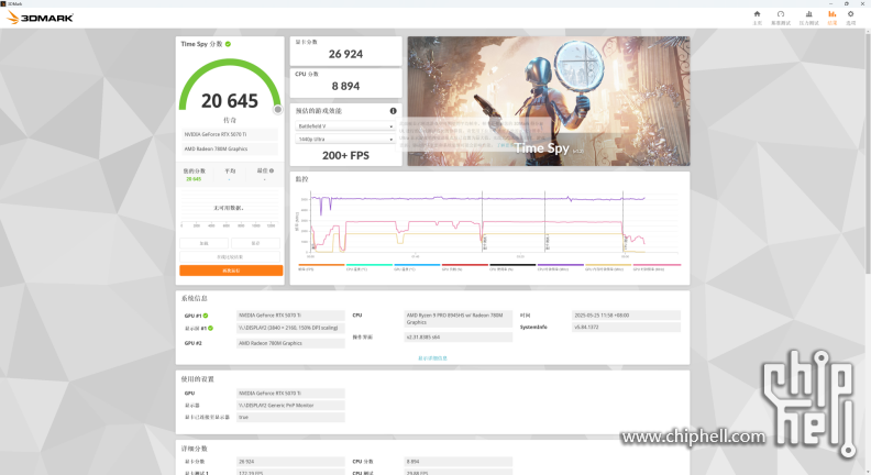 小主机4k畅玩3A？铭凡UM890 Plus Oculink显卡坞 索泰RTX5070Ti4648.png