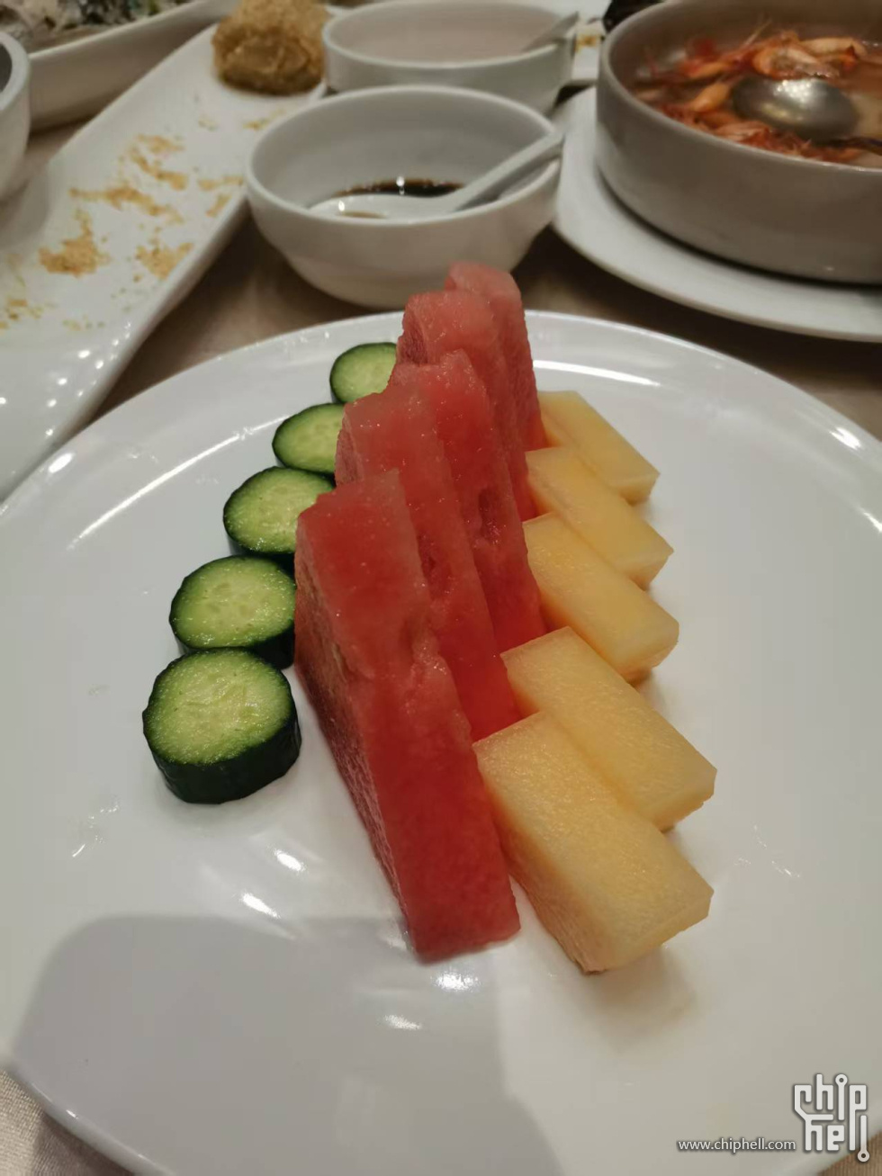 水果拼盘(菜单上没有，恐怕是临时加的)