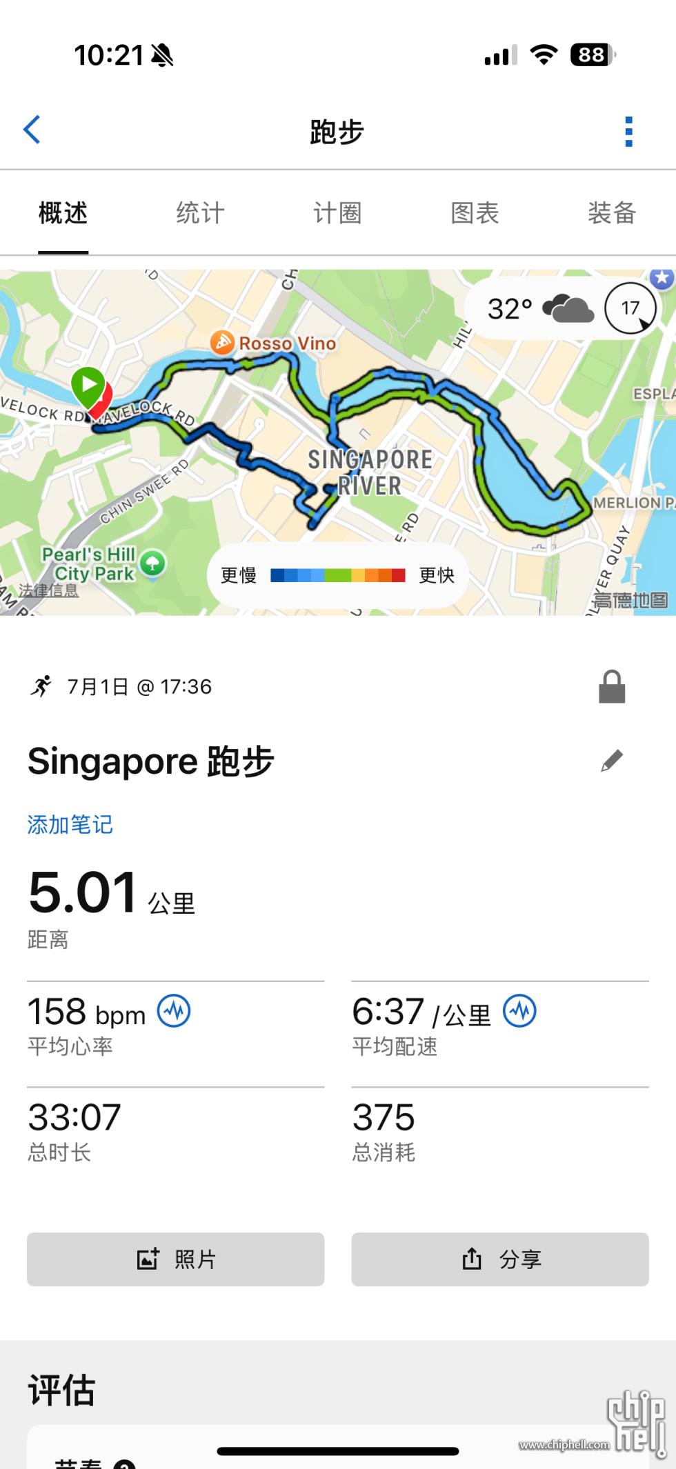 跑步留念