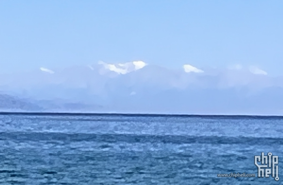 湖水，雪山