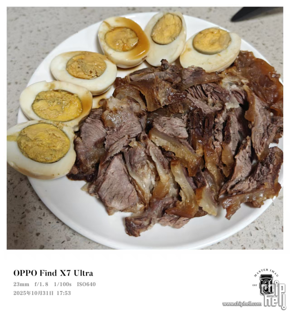 牛肉非常成功，味道不亚于外面买了各种卤牛肉，而且热的刚出锅特别好吃，卤蛋还有改进，不急着吃可以一直泡 ...