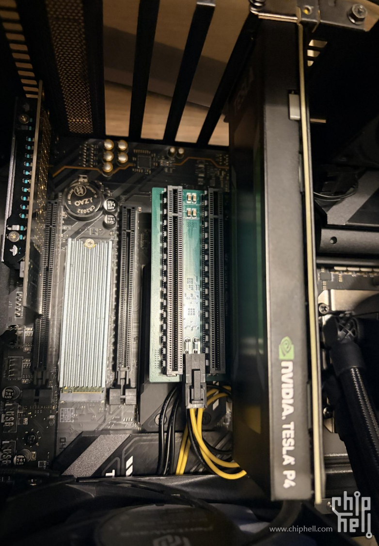 用拆分卡上p4显卡