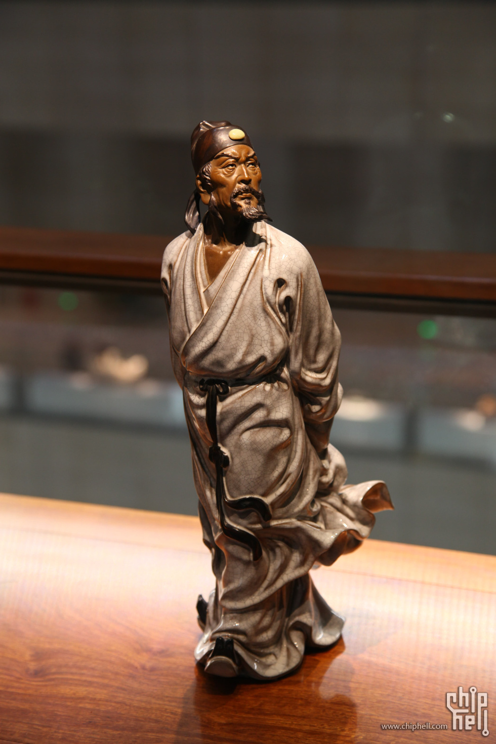 杜甫瓷像，很传神