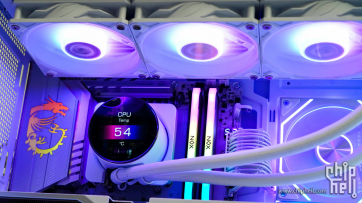 有屏幕还能把线藏好，看微星P13 360水冷如何调教9900X