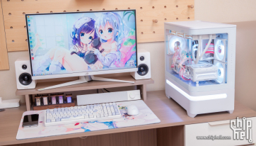 白色精灵——9800X3D配B850M小吹雪+5090D白火神+华硕AP202装机展示