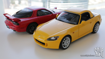 JDM怀旧 1:18本田S2000 & 马自达RX7-FD