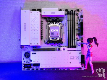 国产主板能挑战御三家吗？七彩虹CVN B850M ARK FROZEN方舟评测分享