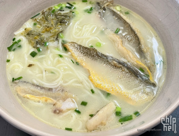 家庭版雪菜黄鱼面