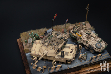 Armor in the Desert，1/72比例军模场景