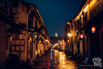 绍兴故里的雨夜