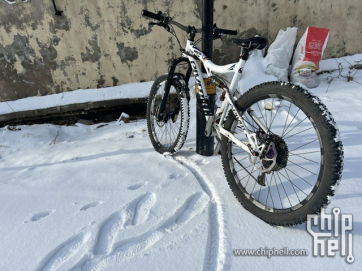 山地车就等这场大雪了
