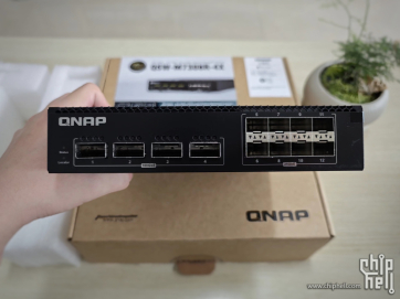 威联通QSW-M7308R-4X 100G交换机开箱速览