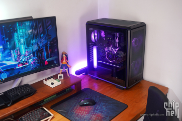 265K+STRIX Z890-E+HOF RTX5070Ti+酷冷至尊 MF500 机箱装机效果展示