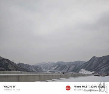 2023年北京第一场雪，小米14直出雪景