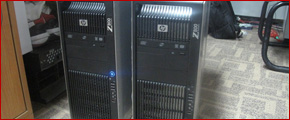 HP Z800 + ZR30w + Ergotron小推车（渣画质，退烧消毒用）