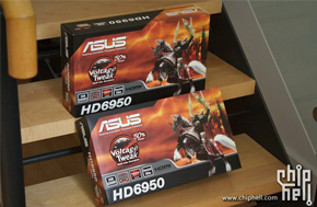 ASUS 6950 X 2 开箱