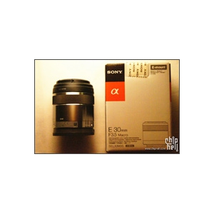 SONY E30mm F3.5 Macro  简单开箱