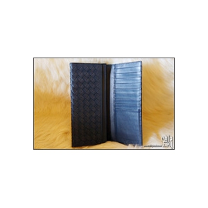 CHH新年首发？Bottega Veneta  碧玺蓝编织牛皮Continental钱包