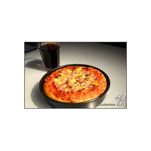 [烘焙]黑胡椒培根火腿披萨，pizza就是如此容易