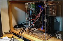mATX+ATX电源+26CM显卡+高塔散热=17升超级小体积（31P）