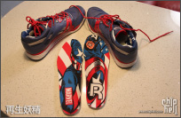 陪老婆逛街的意外收获 Reebok Marvel 联名鞋：美国队长&金刚狼 ... ...