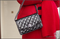 圣诞国金行，Chanel菱格小手袋，新款logo很漂亮