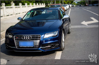 蓝色魅影！个性的中庸之选 Audi-S7