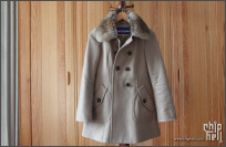 两件羊毛大衣Muji和Burberry Blue Label