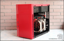 SilverStone PS07红色限量版+风冷散热Ｄ15~MATX装机+完美走线+简测