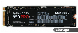 Samsung V-NAND SSD 950 PRO M.2 NVMe 256GB 评测