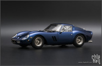 万马之王——1/18 CMC Ferrari 250 GTO, 1962 蓝色版