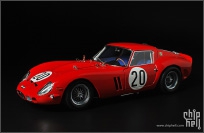 万马之王的另选择——1/18 Kyosho Ferrari 250GTO 1963 LM 20# 红色版