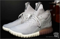 最近阿迪太火adidas Originals Tubular X Primeknit “Clear Granite”开箱