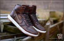 全皮的复古诱惑——NikeLab Dunk Lux High SP Burnished