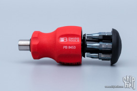 短小精悍 PB Swiss Tools PB 8453 短柄储藏式螺丝批开箱