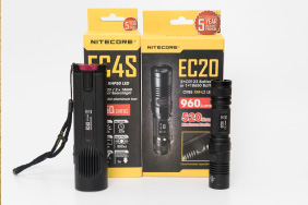【开箱】户外必备: NITECORE EC20 和 EC4S 手电筒开箱