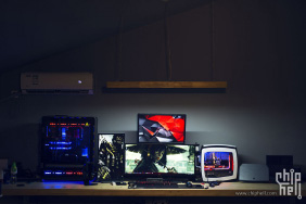 PK916+8700K+1080 ti SLI上分体水冷。。。