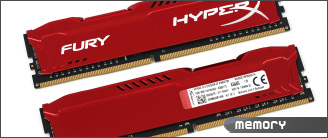 HyperX FURY DDR4 (Red) 16GB (2 x 8GB) 3200MHz 评测