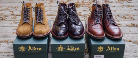三双冬靴 ALDEN Color 8 Wingtip & Snuff Suede & Brown Jumper Boot 开箱 ...