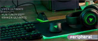 Razer 雷蛇 "实用顶级"全家桶:毒蝰终极版+烈焰神虫V2+猎魂光蛛竞技版+北海巨妖终极版  ...