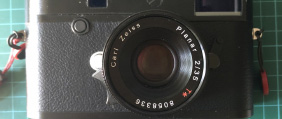 黑漆黄铜红字 CONTAX G G35 35mm f2 蔡司七枚玉 Leica M 口