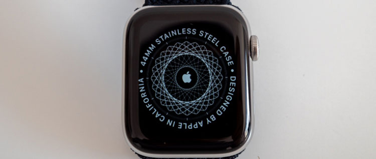 APPLE Watch Series6 44MM Steel+炭黑单圈编织表带开箱