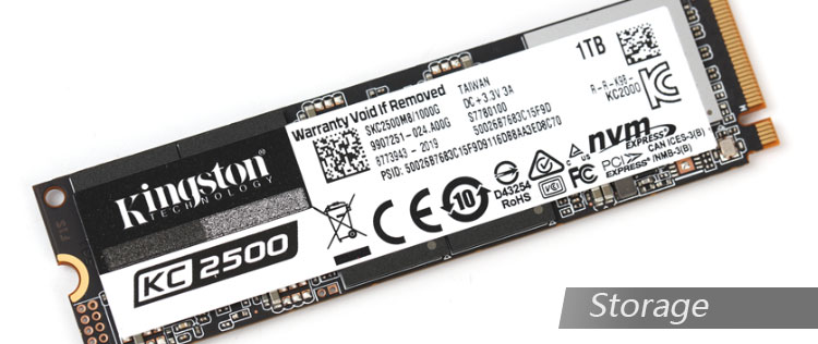 Kingston KC2500 NVMe PCIe SSD 1TB 评测