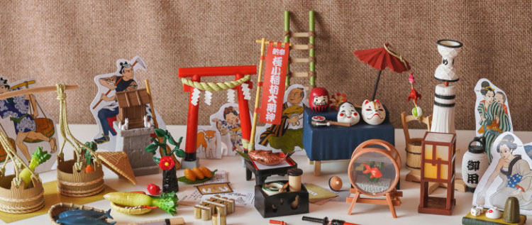日本食玩系列（1）黑猫堂、庭院、抹茶甜点、江户时代