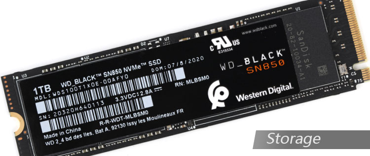 WD BLACK SN850 NVMe SSD 1TB