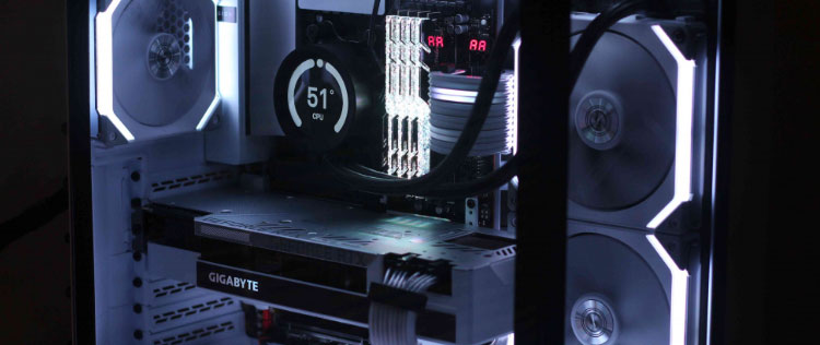 【冬の白】AMD5800X+RTX3090+Lianli O11mini白色主题装机Show