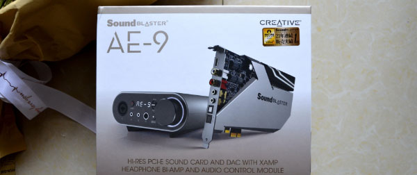 创新AE-9声卡开箱 当个好儿子 买给老爸的父亲节礼物