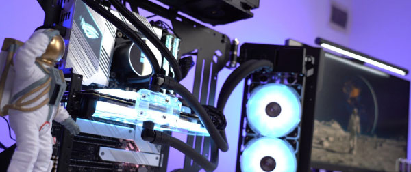 轻松压制RTX3090火神 古兰森Granzon GPU一体水冷评测