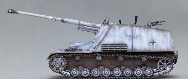 成品模型 指尖模室 1/48比例 犀牛坦克歼击车